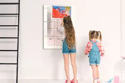 Tableau magnétique effaçable à sec calendrier d'anniversaires