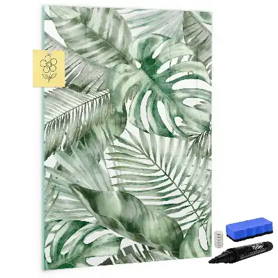Tableau magnétique effaçable à sec feuilles aquarellables