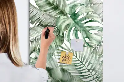 Tableau magnétique effaçable à sec feuilles aquarellables