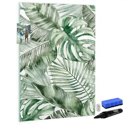 Tableau magnétique effaçable à sec feuilles aquarellables
