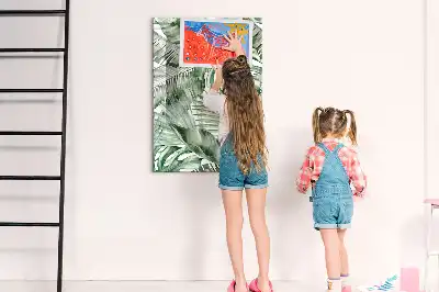 Tableau magnétique effaçable à sec feuilles aquarellables