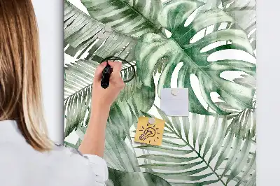 Tableau magnétique effaçable à sec feuilles aquarellables