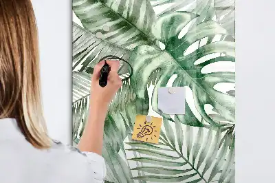 Tableau magnétique effaçable à sec feuilles aquarellables