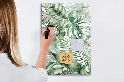 Tableau magnétique effaçable à sec feuilles aquarellables