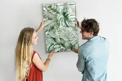 Tableau magnétique effaçable à sec feuilles aquarellables