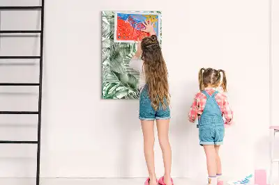 Tableau magnétique effaçable à sec feuilles aquarellables