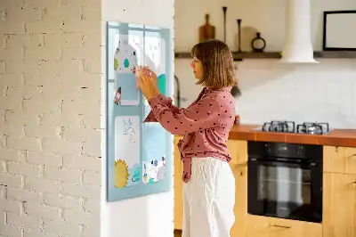 Tableau magnétique effaçable à sec modèle planificateur galactique