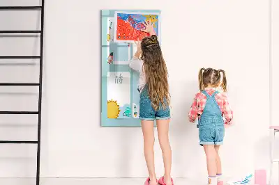 Tableau magnétique effaçable à sec modèle planificateur galactique