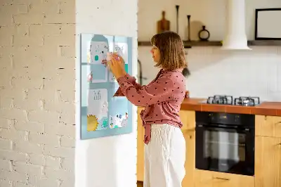 Tableau magnétique effaçable à sec modèle planificateur galactique