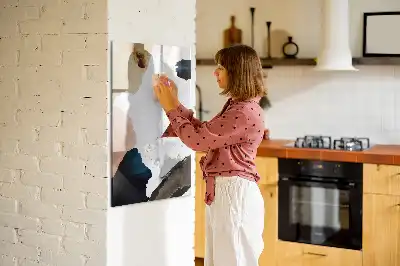 Tableau magnétique effaçable à sec motif aquarelle abstraite