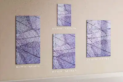 Tableau effaçable à sec magnétique à texture de feuille