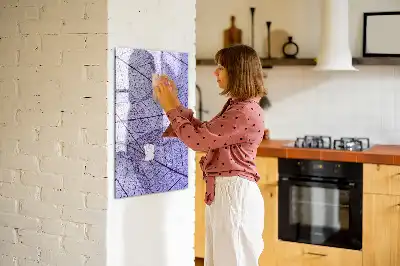 Tableau effaçable à sec magnétique à texture de feuille