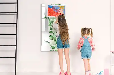 Tableau magnétique effaçable à sec feuilles de roseau