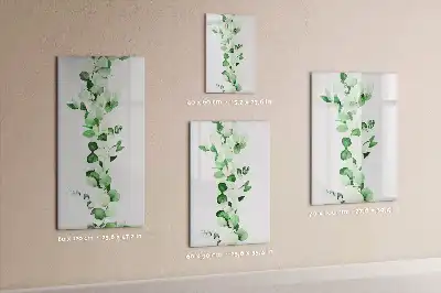 Tableau magnétique effaçable à sec feuilles de roseau