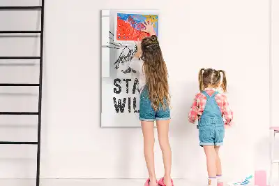Tableau magnétique effaçable à sec motif montagnes sauvages