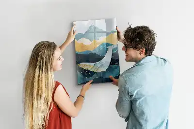 Tableau magnétique effaçable à sec en forme de baleine en marbre