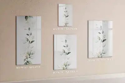 Tableau effaçable à sec magnétique en feuilles de roseau