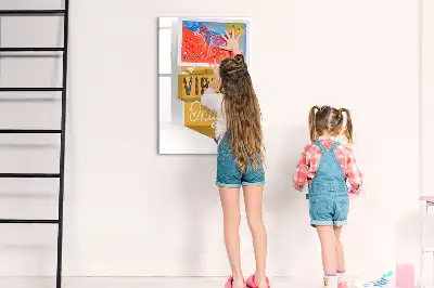 Tableau magnétique effaçable à sec modèle Uniquement des bonnes ondes