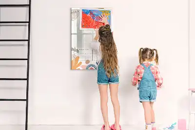 Tableau effaçable à sec magnétique planificateur mensuel