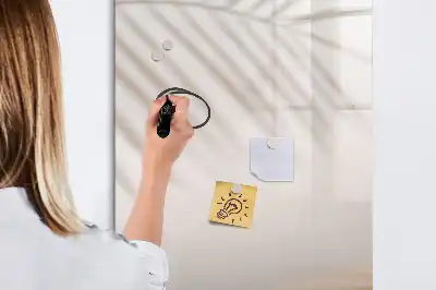Tableau magnétique effaçable à sec motif ombre de feuille de palmier