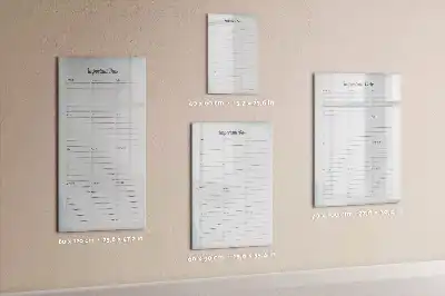 Tableau effaçable à sec magnétique dates importantes