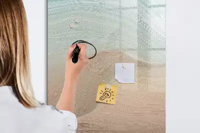 Tableau magnétique effaçable à sec mélange de couleurs