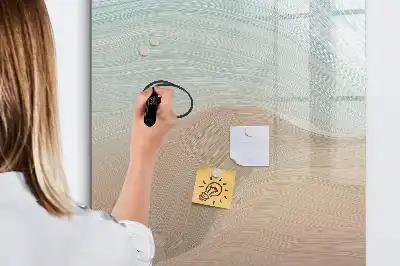Tableau magnétique effaçable à sec mélange de couleurs