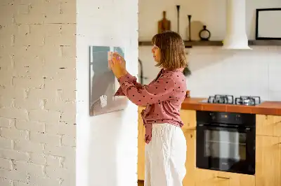 Tableau magnétique effaçable à sec mélange de couleurs