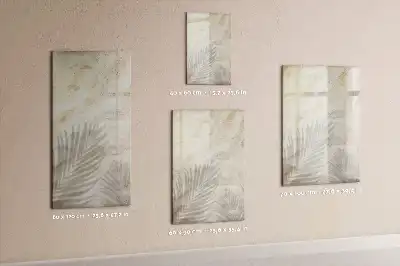 Tableau blanc magnétique effaçable à sec motif sable sur la plage en été