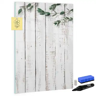 Tableau magnétique effaçable à sec en panneaux de bois