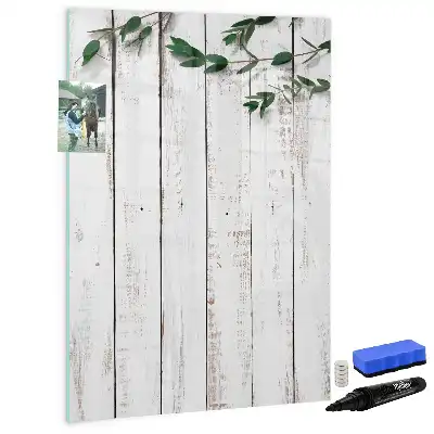 Tableau magnétique effaçable à sec en panneaux de bois