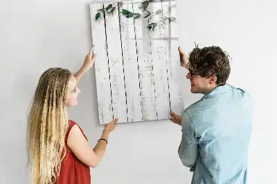 Tableau magnétique effaçable à sec en panneaux de bois