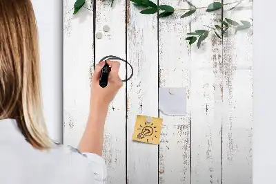 Tableau magnétique effaçable à sec en panneaux de bois