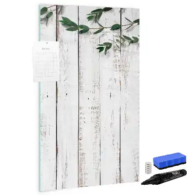 Tableau magnétique effaçable à sec en panneaux de bois