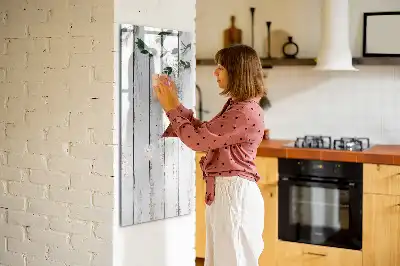 Tableau magnétique effaçable à sec en panneaux de bois