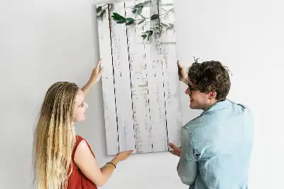 Tableau magnétique effaçable à sec en panneaux de bois