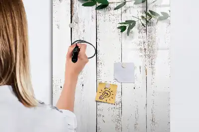 Tableau magnétique effaçable à sec en panneaux de bois