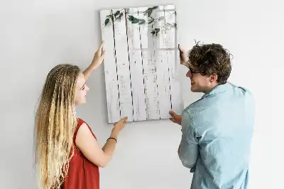 Tableau magnétique effaçable à sec en panneaux de bois