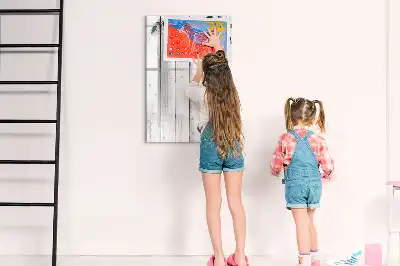 Tableau magnétique effaçable à sec en panneaux de bois