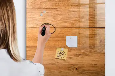 Tableau magnétique effaçable à sec en bois