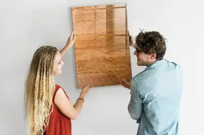 Tableau magnétique effaçable à sec en bois