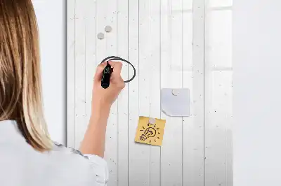 Tableau effaçable à sec magnétique en bois naturel