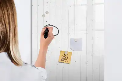 Tableau effaçable à sec magnétique en bois naturel