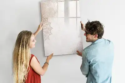 Tableau magnétique effaçable à sec modèle Mandalas