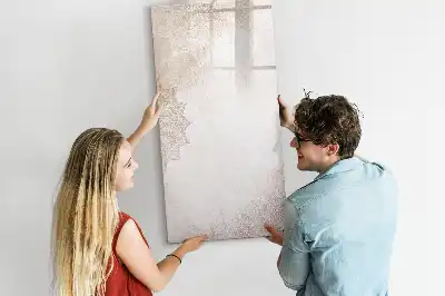 Tableau magnétique effaçable à sec modèle Mandalas