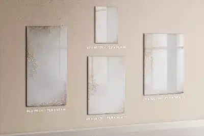 Tableau magnétique effaçable à sec modèle Mandalas