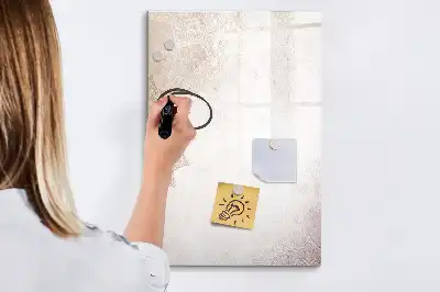 Tableau magnétique effaçable à sec modèle Mandalas