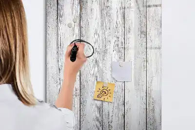 Tableau magnétique effaçable à sec en bois peint