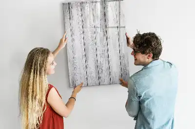 Tableau magnétique effaçable à sec en bois peint