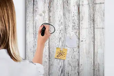 Tableau magnétique effaçable à sec en bois peint